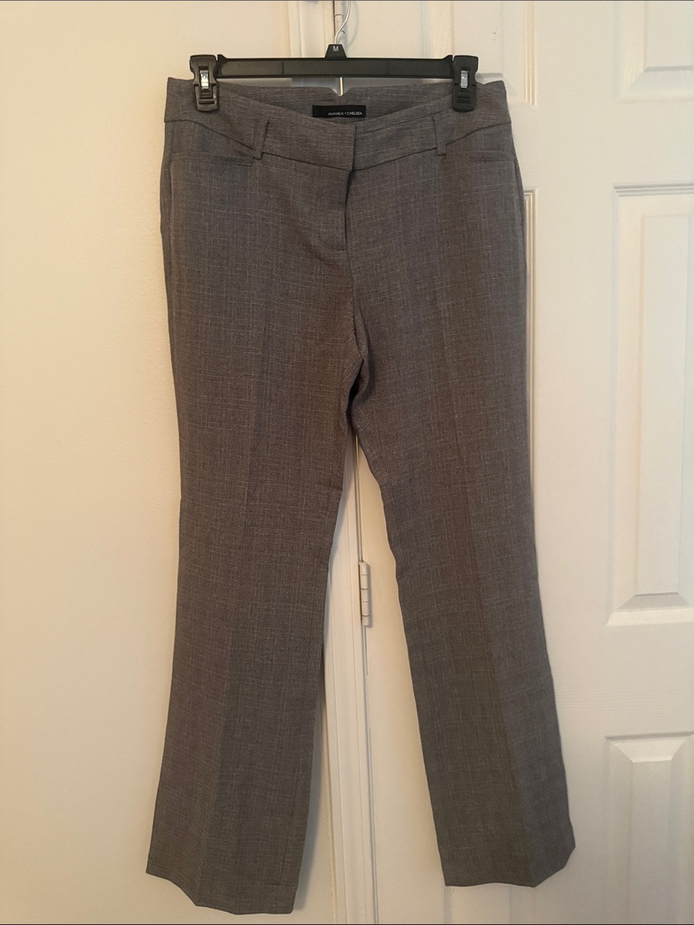 Women’s Charcoal Straight-Leg Dress Trousers